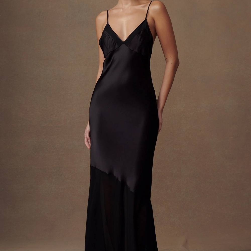 NWT Meshki Satin Slip Dress